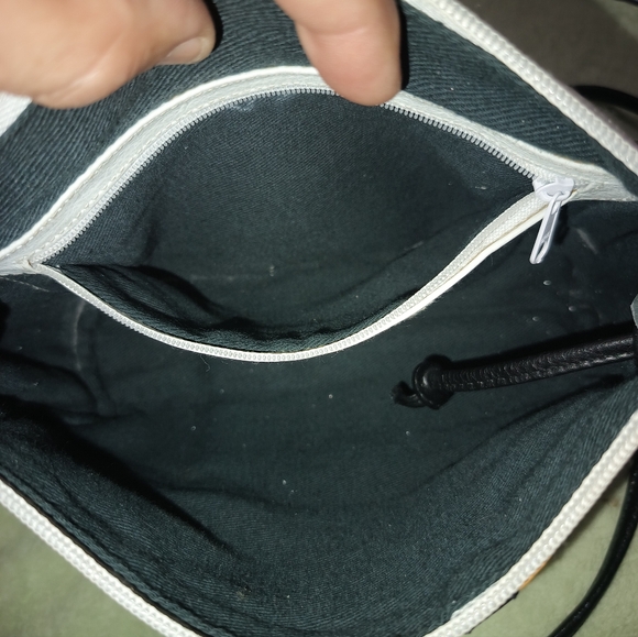 Unlisted Mondrian Multicolor Crossbody Leather Bag and Bongo Skirt Set. - Picture 15 of 16